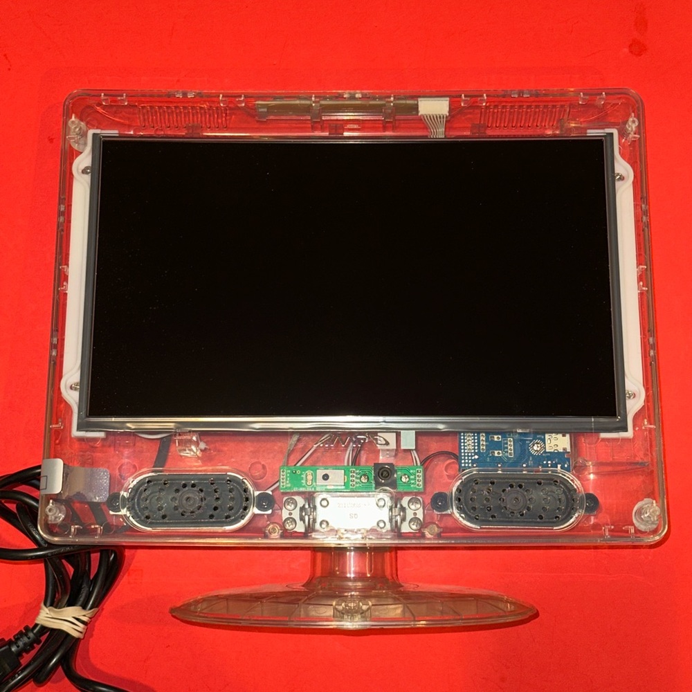 AMPD 13" LED FHDTV HDMI TV Clear Prison Jail TV Monitor SLTV-1320AP-3T NEAR MINT